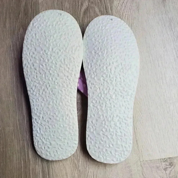 Womens Open Toe Lightweight Polka Dots House Slipper - Picture 3 of 3